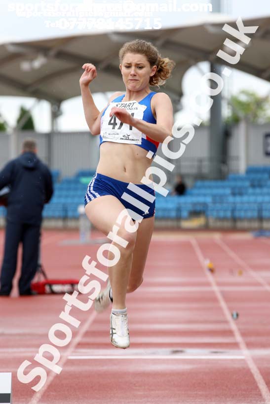 Womens under-20s long jump, Northern Senior and Under-20s Champs., SportsCity, Manchester. Photo: David T. Hewitson/Sports for All Pics